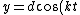 y=d\cos(kt)